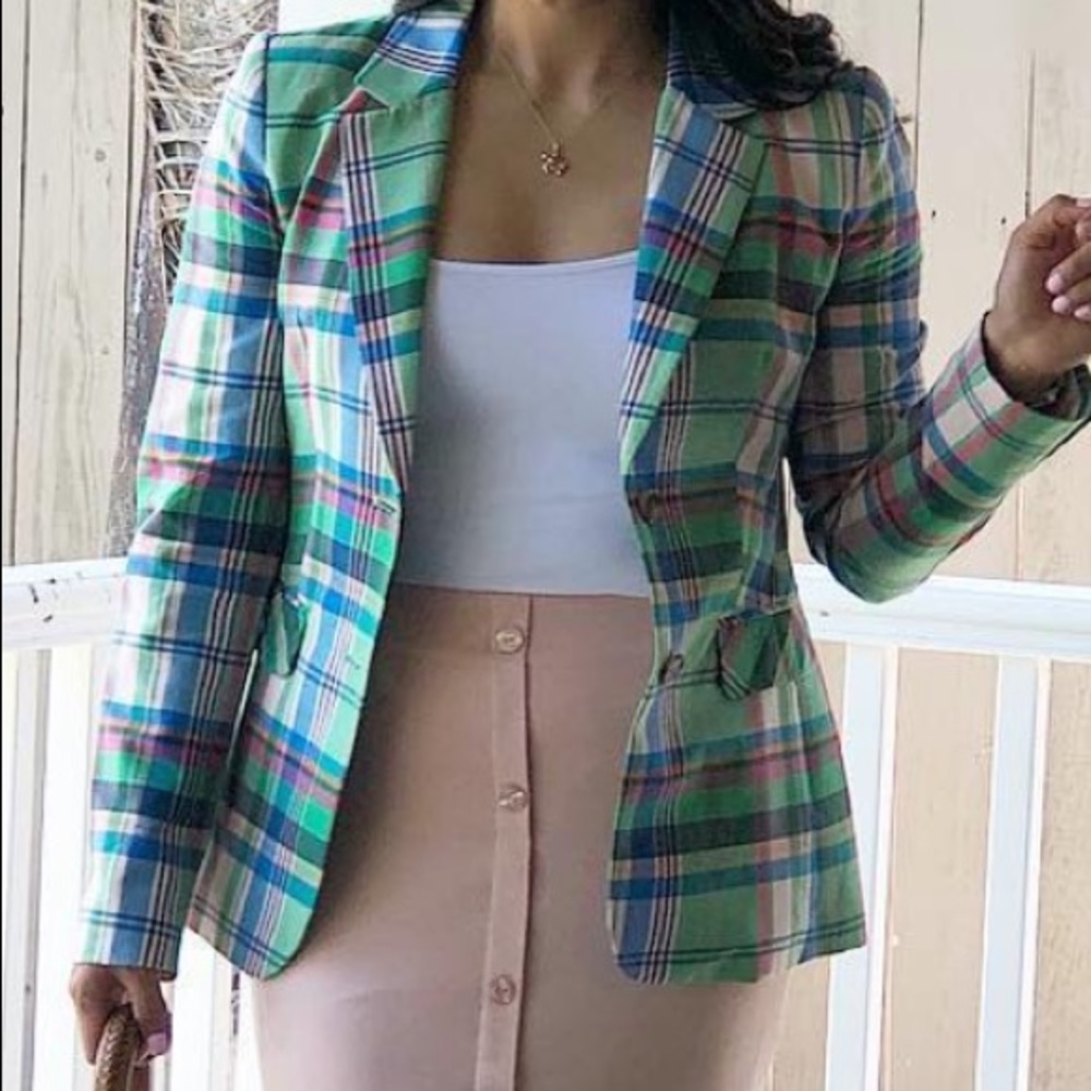 Plaid blazer